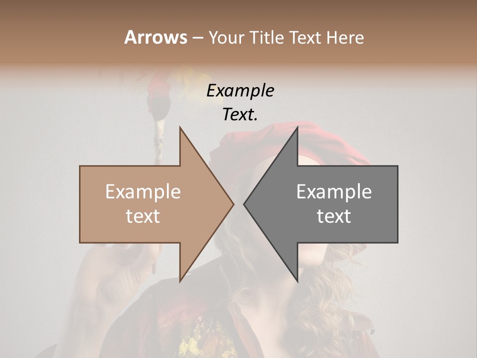 Teen Create Woman PowerPoint Template