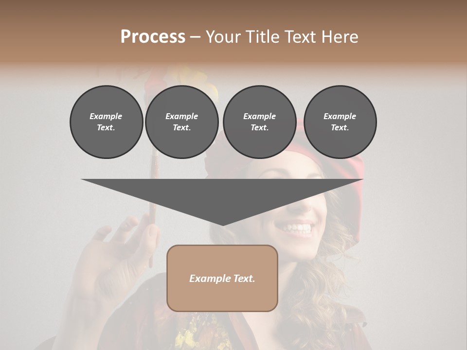 Teen Create Woman PowerPoint Template