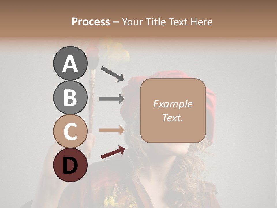 Teen Create Woman PowerPoint Template