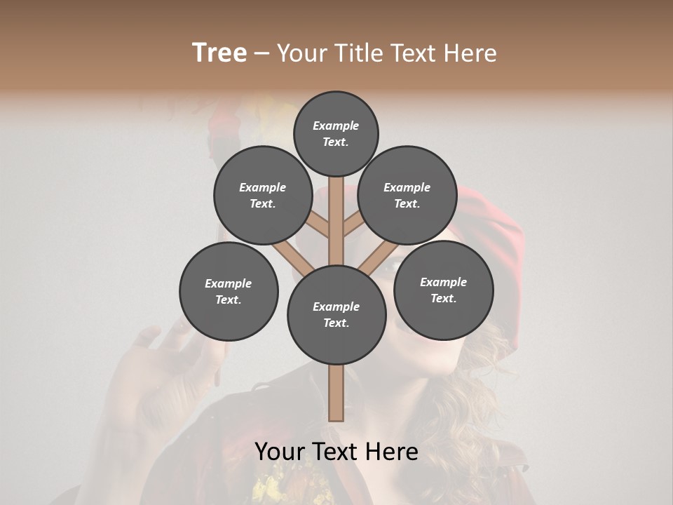 Teen Create Woman PowerPoint Template