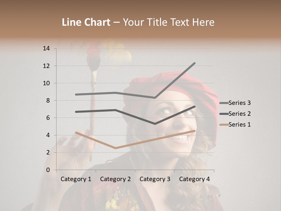 Teen Create Woman PowerPoint Template