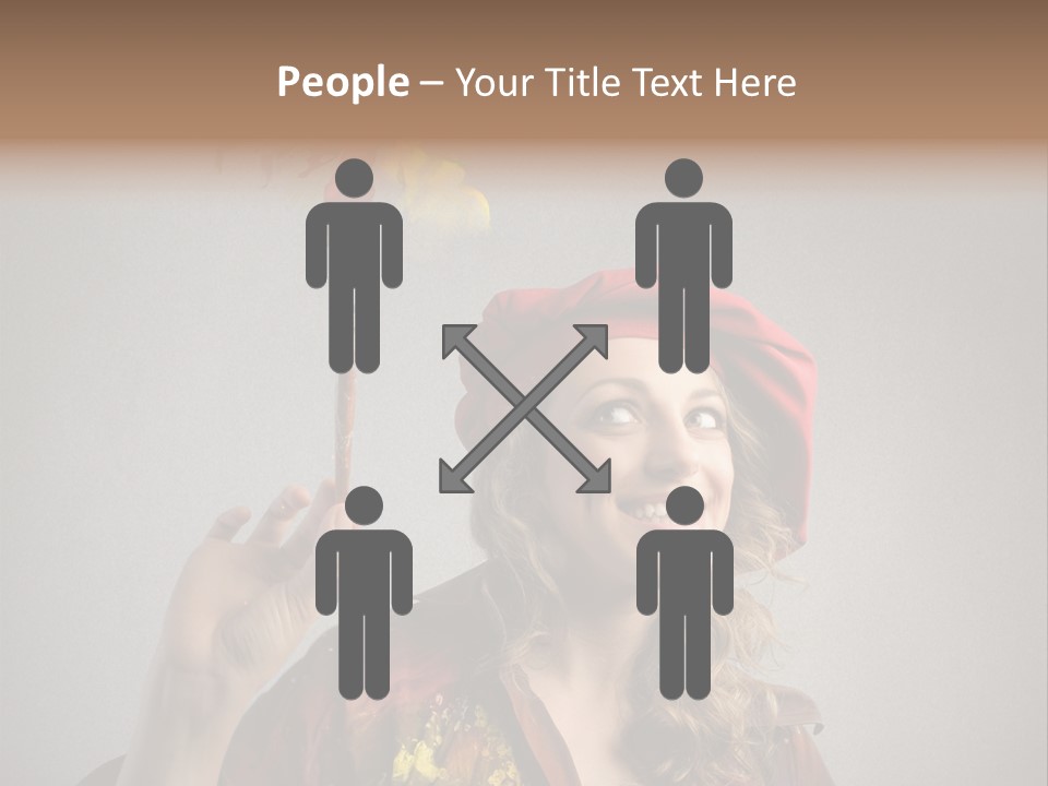 Teen Create Woman PowerPoint Template