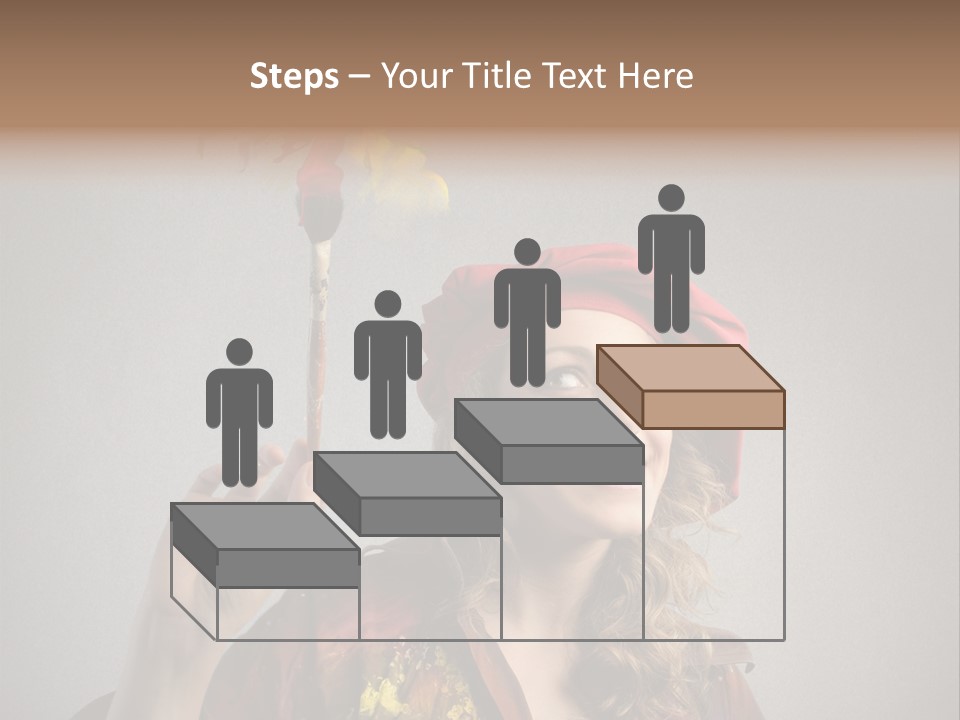 Teen Create Woman PowerPoint Template