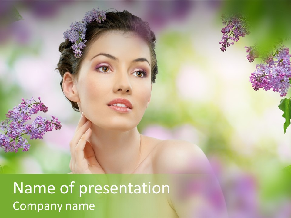 Tree Portrait Nature PowerPoint Template