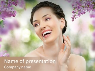 Skin Face Summer PowerPoint Template