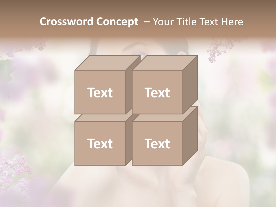 Skin Face Summer PowerPoint Template