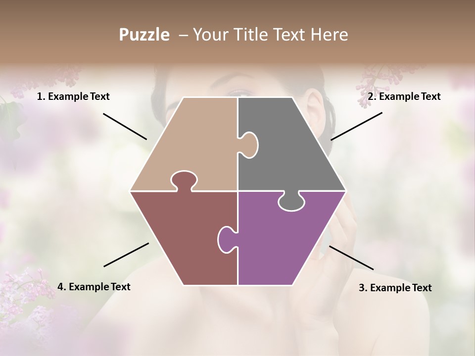 Skin Face Summer PowerPoint Template