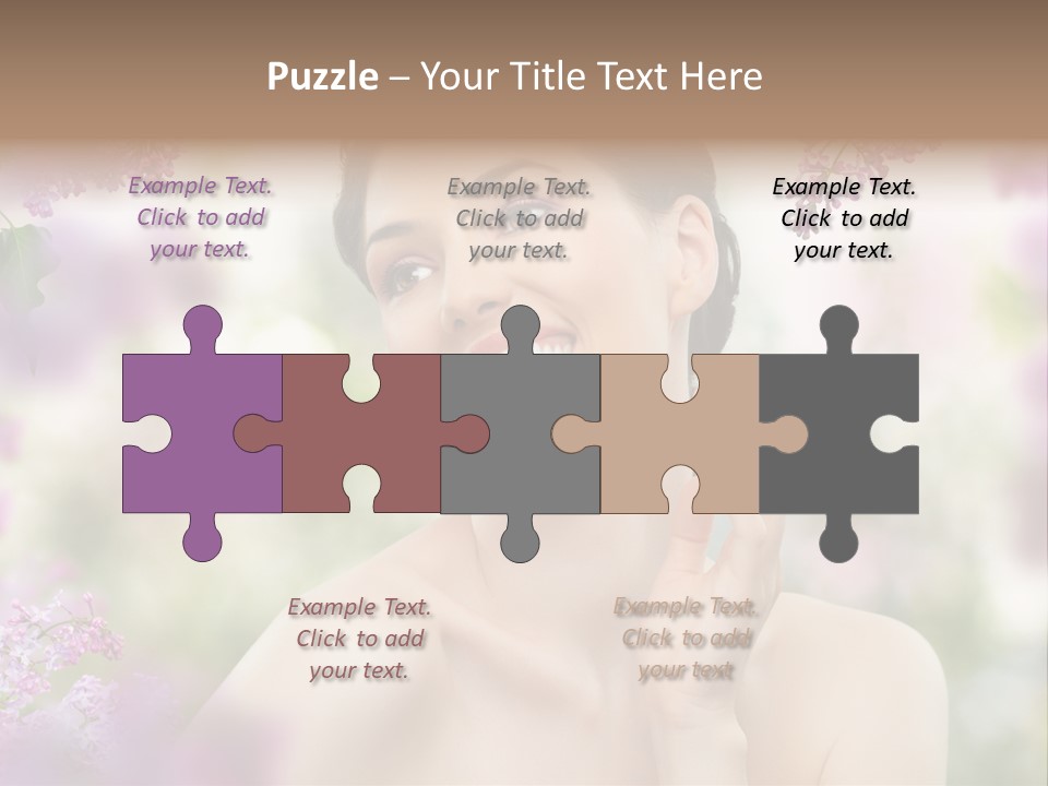 Skin Face Summer PowerPoint Template