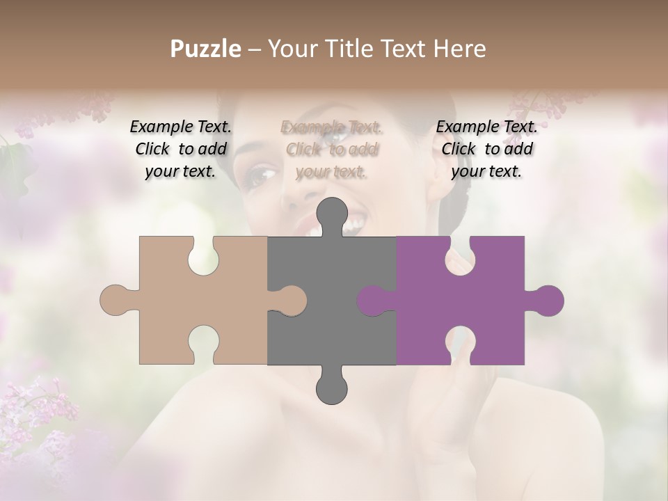 Skin Face Summer PowerPoint Template