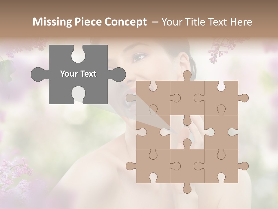 Skin Face Summer PowerPoint Template