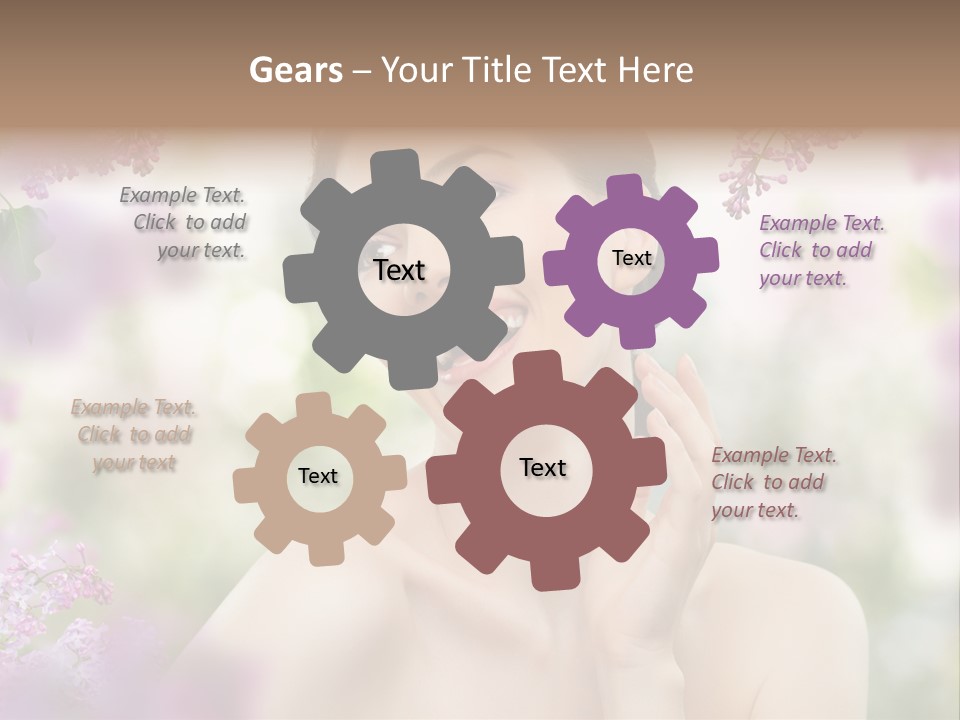 Skin Face Summer PowerPoint Template