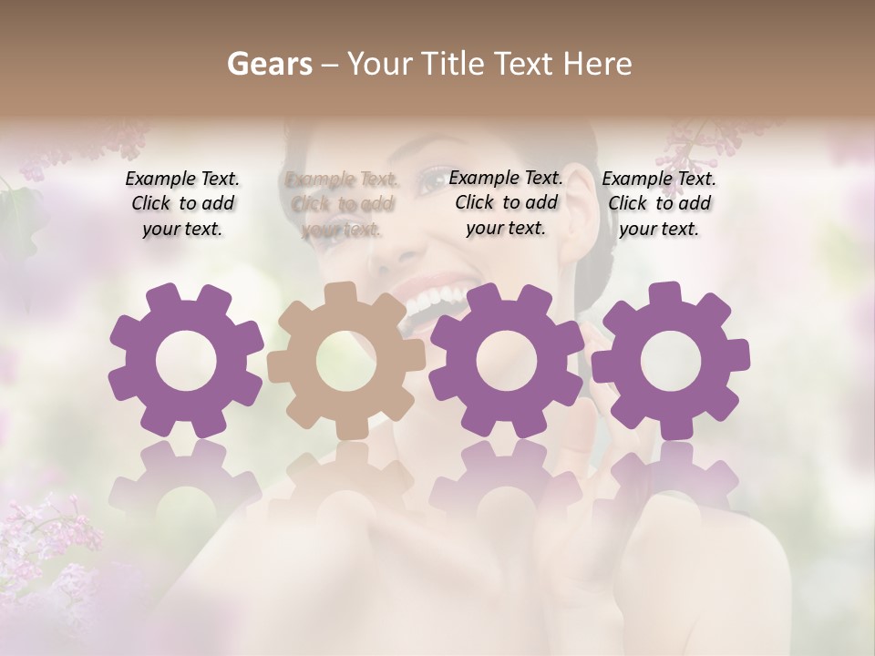 Skin Face Summer PowerPoint Template