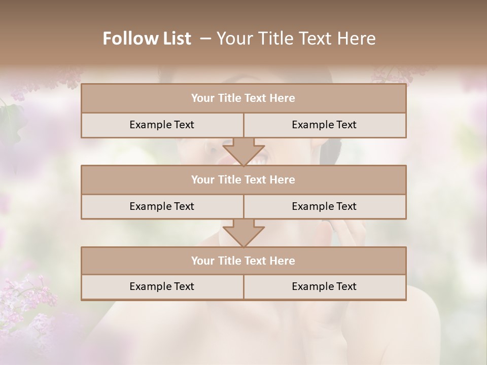 Skin Face Summer PowerPoint Template