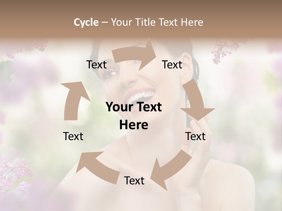 Skin Face Summer PowerPoint Template