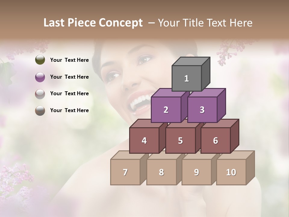 Skin Face Summer PowerPoint Template