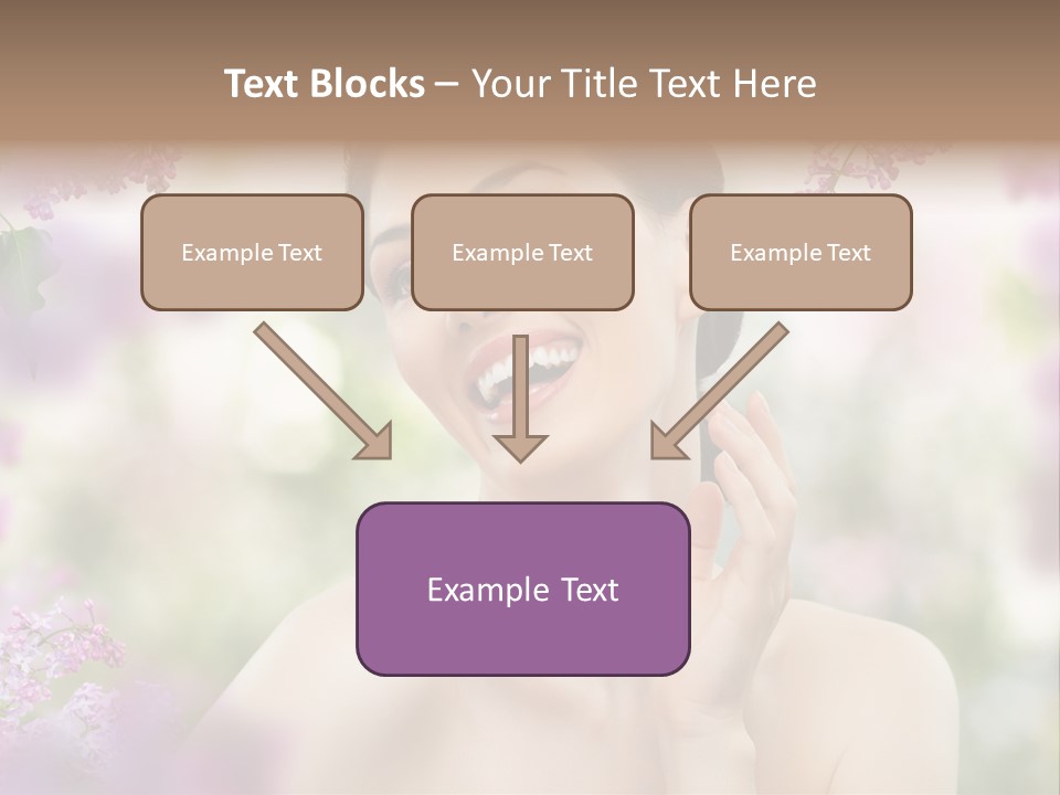 Skin Face Summer PowerPoint Template