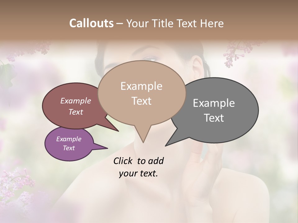 Skin Face Summer PowerPoint Template