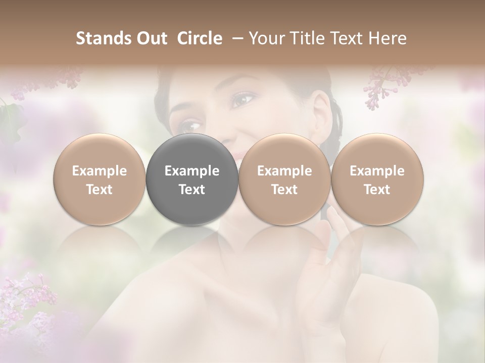 Skin Face Summer PowerPoint Template