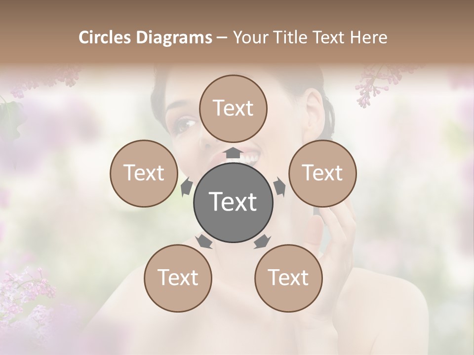 Skin Face Summer PowerPoint Template