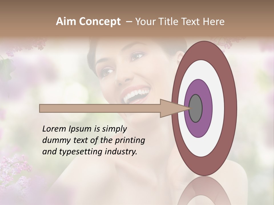 Skin Face Summer PowerPoint Template