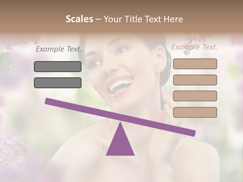 Skin Face Summer PowerPoint Template