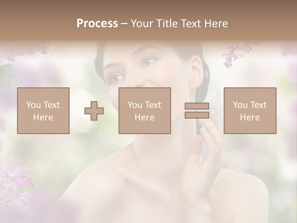 Skin Face Summer PowerPoint Template