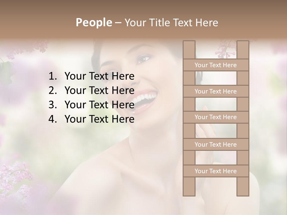 Skin Face Summer PowerPoint Template