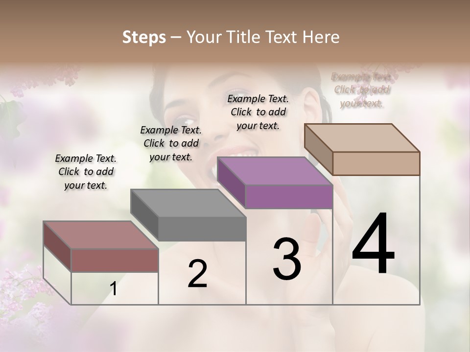 Skin Face Summer PowerPoint Template