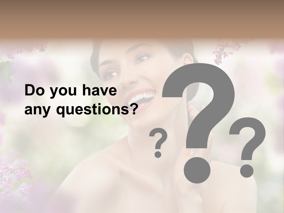 Skin Face Summer PowerPoint Template