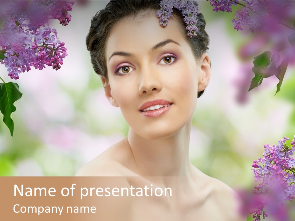 Skin Tree Human PowerPoint Template