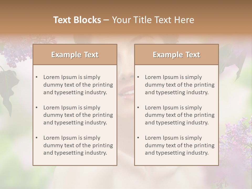Skin Tree Human PowerPoint Template