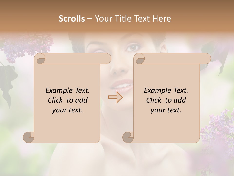 Skin Tree Human PowerPoint Template