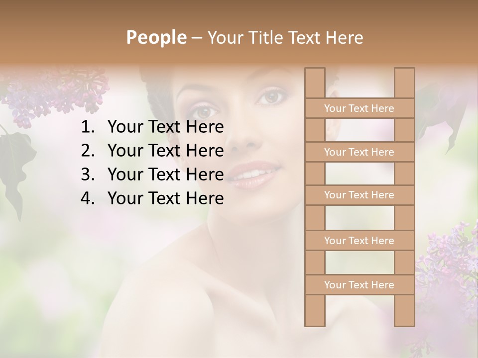 Skin Tree Human PowerPoint Template
