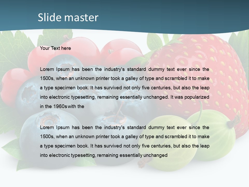 Red Black Raw PowerPoint Template