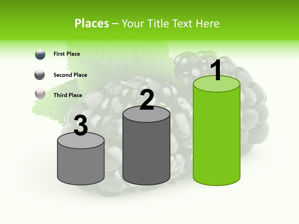 Juicy Healthy Dewberry PowerPoint Template