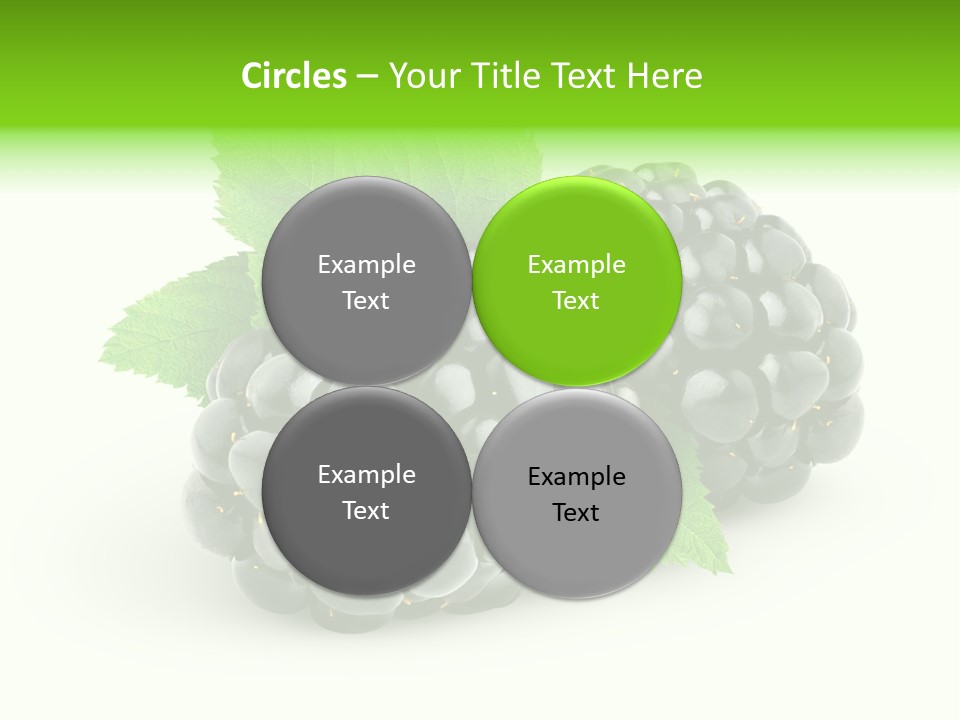 Juicy Healthy Dewberry PowerPoint Template