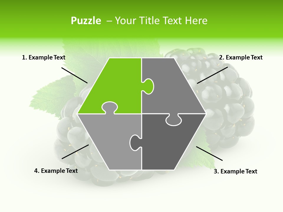 Juicy Healthy Dewberry PowerPoint Template