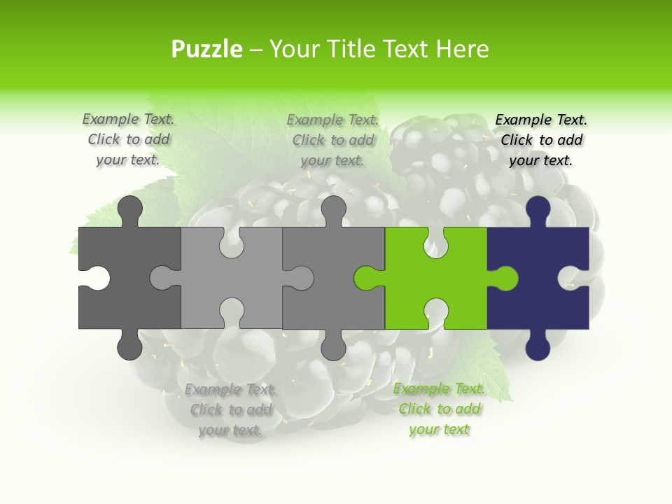 Juicy Healthy Dewberry PowerPoint Template