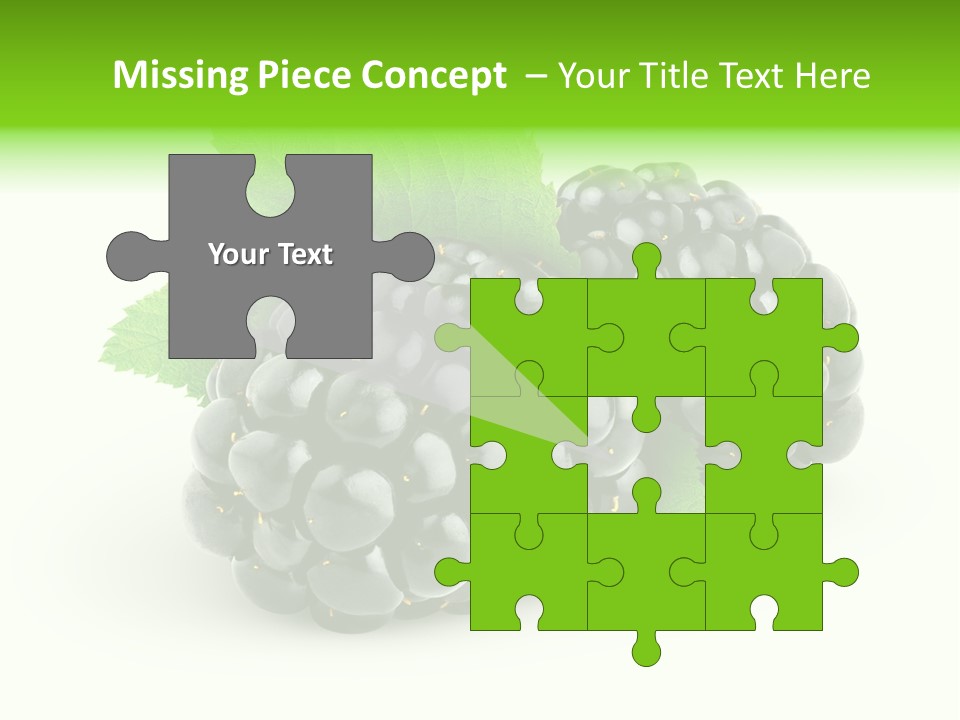 Juicy Healthy Dewberry PowerPoint Template