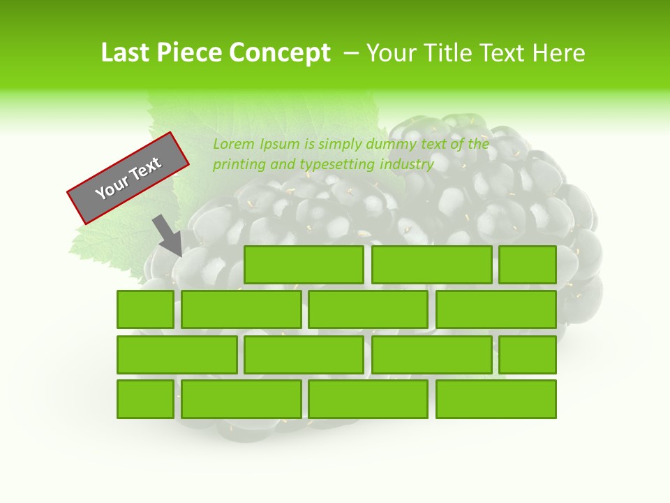 Juicy Healthy Dewberry PowerPoint Template