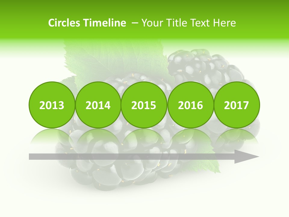 Juicy Healthy Dewberry PowerPoint Template