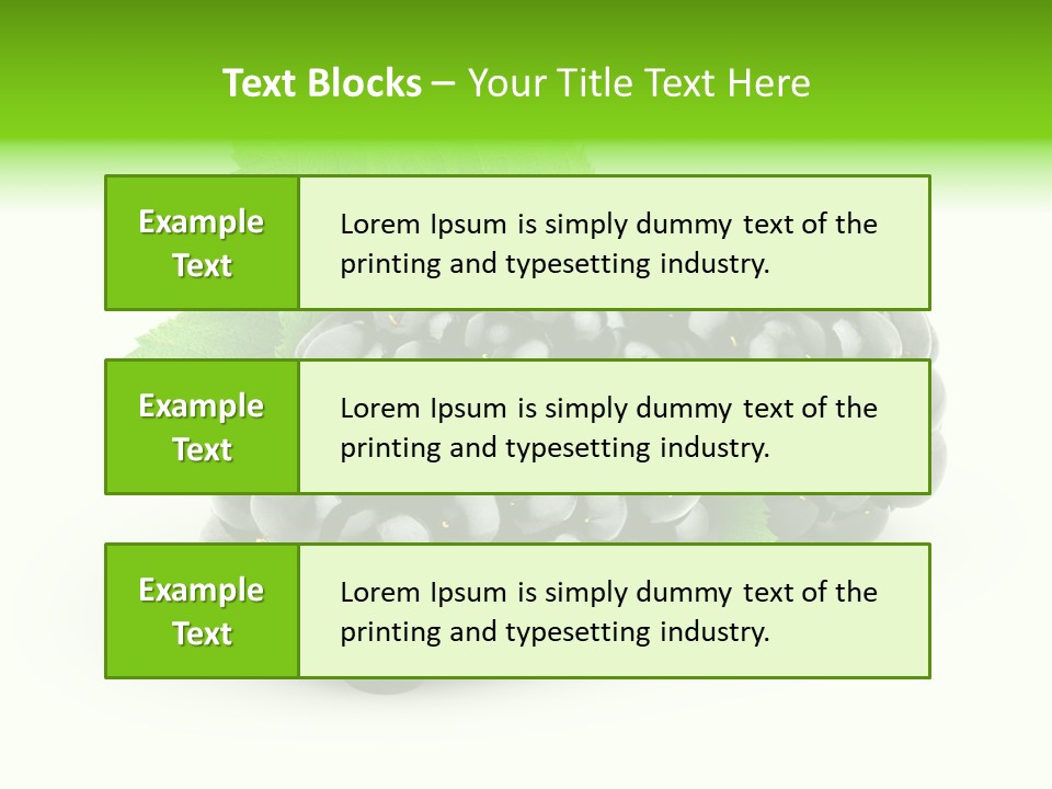 Juicy Healthy Dewberry PowerPoint Template