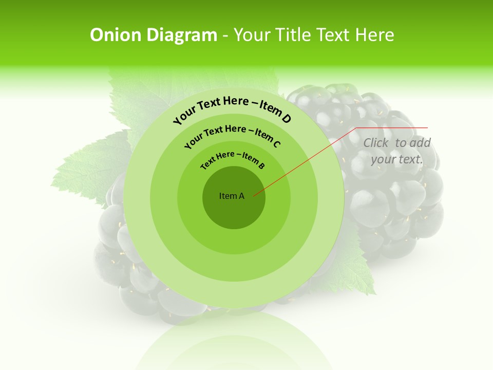 Juicy Healthy Dewberry PowerPoint Template