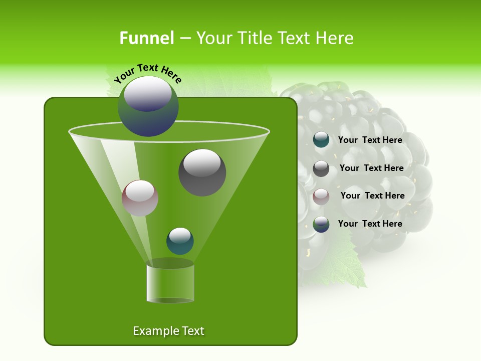 Juicy Healthy Dewberry PowerPoint Template