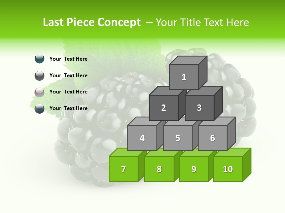 Juicy Healthy Dewberry PowerPoint Template