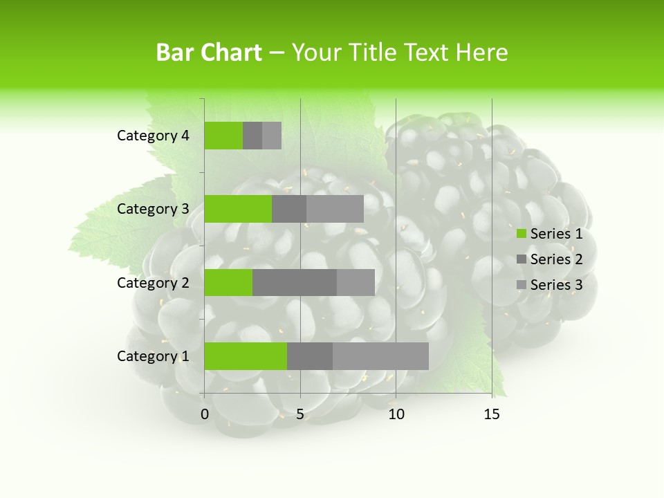 Juicy Healthy Dewberry PowerPoint Template