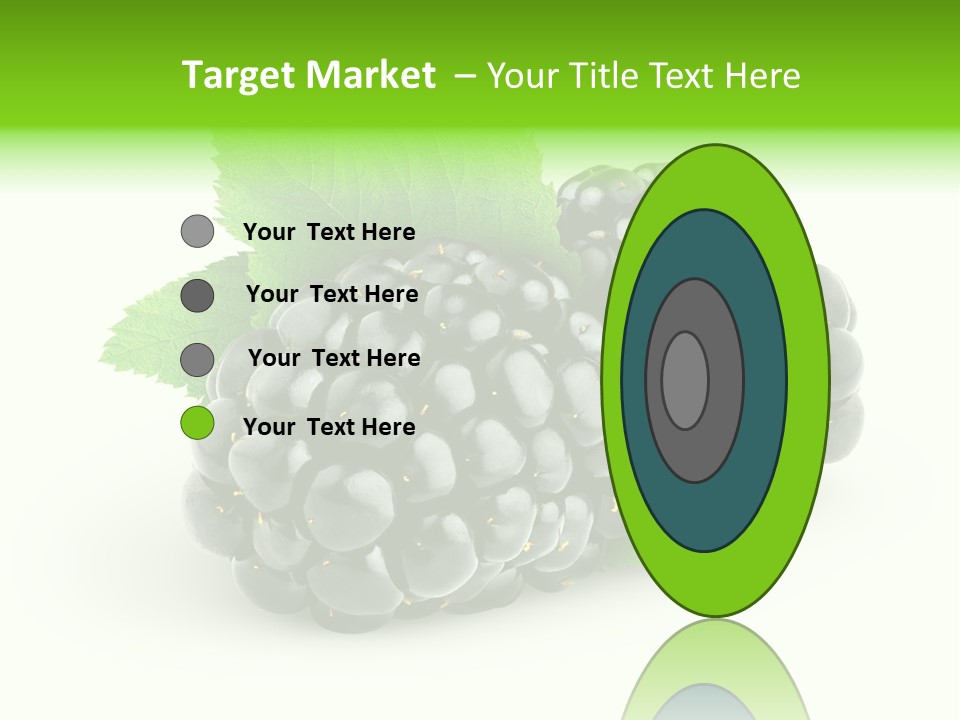 Juicy Healthy Dewberry PowerPoint Template