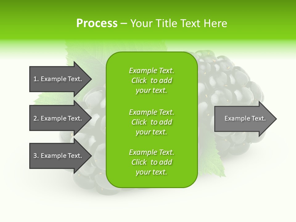 Juicy Healthy Dewberry PowerPoint Template