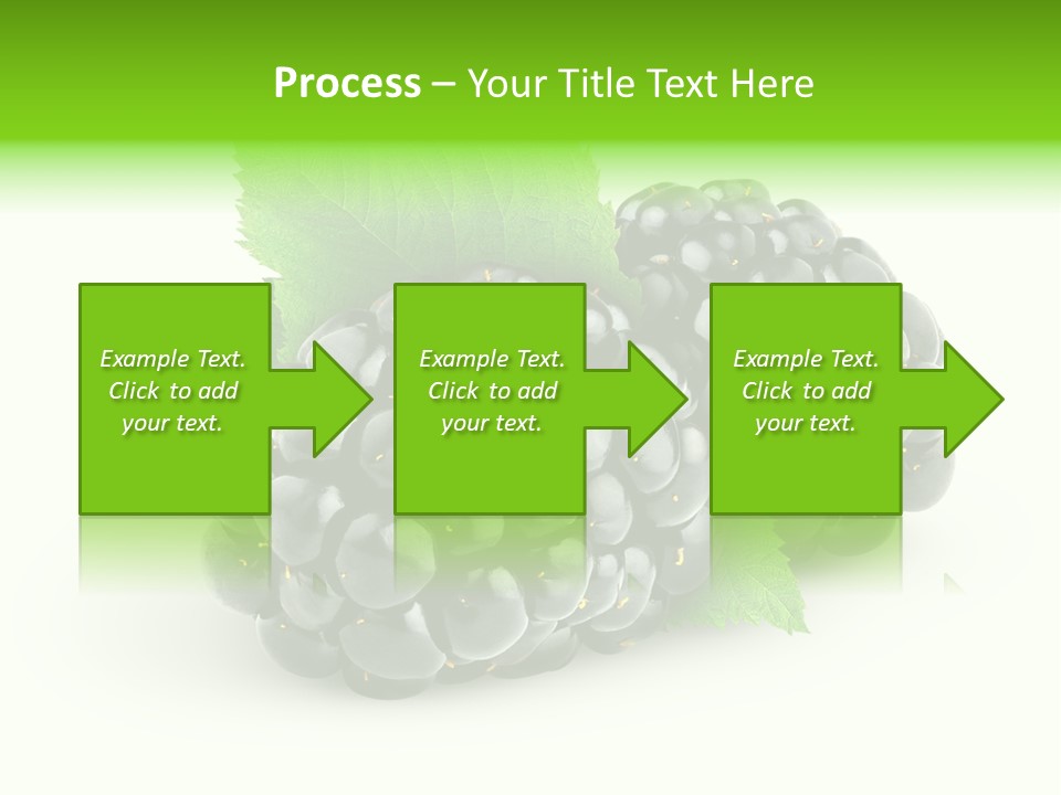 Juicy Healthy Dewberry PowerPoint Template