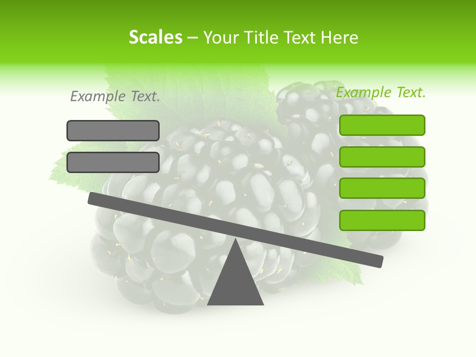 Juicy Healthy Dewberry PowerPoint Template